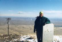 Jim at the top of Rattlesnake Mountain